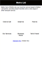 Mobile Screenshot of metrotaxisbolton.co.uk